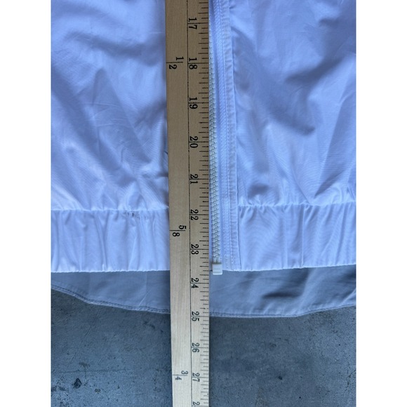 VTG Womens Sz Medium USD Toreros San Diego NIKE Full Zip Winbreaker Jacket White - Picture 5 of 7